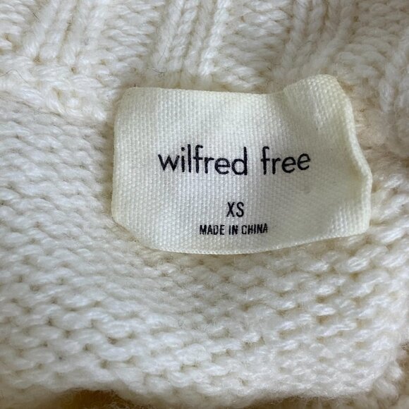 Aritzia Wilfred Free Cropped Mock Neck Merino Wool Sweater - Picture 4 of 8